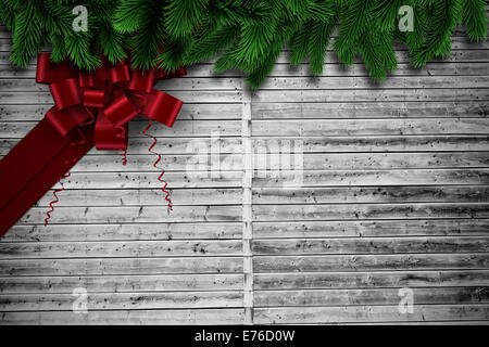 Zusammengesetztes Bild digital erzeugte Tanne Äste Stockfoto