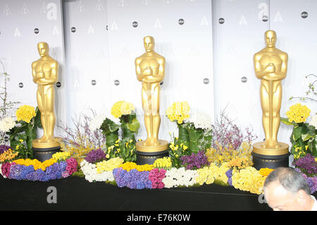 Zimmer mit Drücken der 86. jährlichen Oscar-Verleihung im Dolby Theatre - statt: Atmosphäre wo: Los Angeles, California, Vereinigte Staaten von Amerika bei: 2. März 2014 Stockfoto