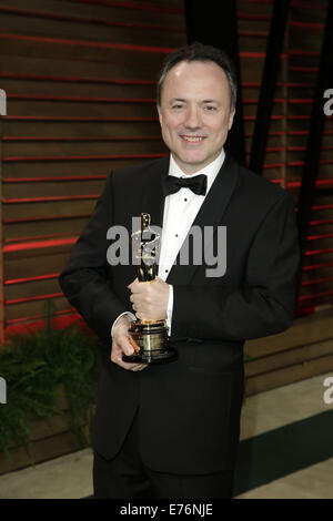 Prominente besuchen 2014 Vanity Fair Oscar Party im Sunset Plaza.  Mitwirkende: Gast wo: Los Angeles, California, Vereinigte Staaten von Amerika bei: 2. März 2014 Stockfoto