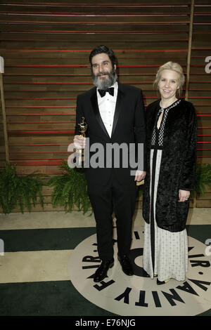 Prominente besuchen 2014 Vanity Fair Oscar Party im Sunset Plaza.  Mitwirkende: Gast wo: Los Angeles, California, Vereinigte Staaten von Amerika bei: 2. März 2014 Stockfoto