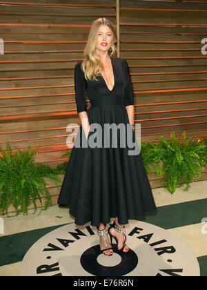 Vanity Fair Oscar Party - Ankünfte mit: Doutzen Kroes wo: Los Angeles, California, Vereinigte Staaten von Amerika bei: 2. März 2014 Stockfoto