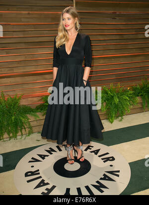 Vanity Fair Oscar Party - Ankünfte mit: Doutzen Kroes wo: Los Angeles, California, Vereinigte Staaten von Amerika bei: 2. März 2014 Stockfoto