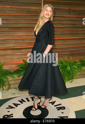 Vanity Fair Oscar Party - Ankünfte mit: Doutzen Kroes wo: Los Angeles, California, Vereinigte Staaten von Amerika bei: 2. März 2014 Stockfoto