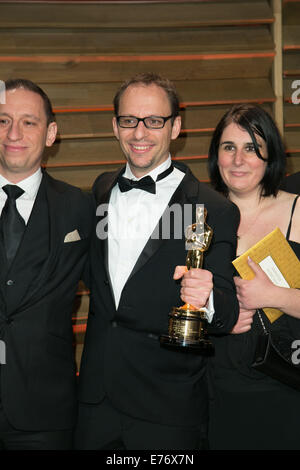 Prominente besuchen 2014 Vanity Fair Oscar Party im Sunset Plaza.  Mitwirkende: Gäste wo: Los Angeles, California, Vereinigte Staaten von Amerika bei: 2. März 2014 Stockfoto