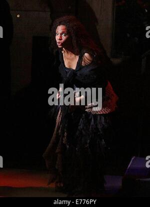 Opening Night der New Yorker Philharmoniker Sweeney Todd, Avery Fisher Hall - Akt statt.  Mitwirkende: Audra McDonald Where: New York, New York, Vereinigte Staaten von Amerika bei: 6. März 2014 Stockfoto