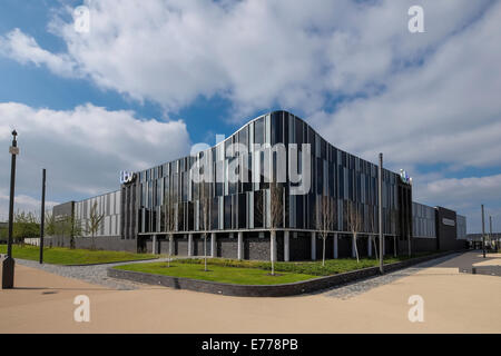 Coronation Street Studios und ITV Büroneubau in der Media City in Manchester Stockfoto