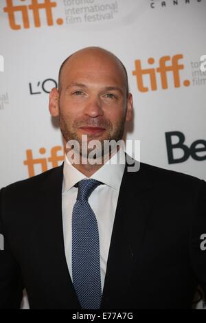 Toronto, Kanada. 07. Sep, 2014. US-Schauspieler Corey Stoll besucht die Premiere von 'Die gute Lüge' während der 39. Toronto International Film Festival (TIFF) in Toronto, Kanada, 7. September 2014. Foto: Hubert Boesl - kein Draht-SERVICE - /dpa/Dpa/Alamy Live News Stockfoto