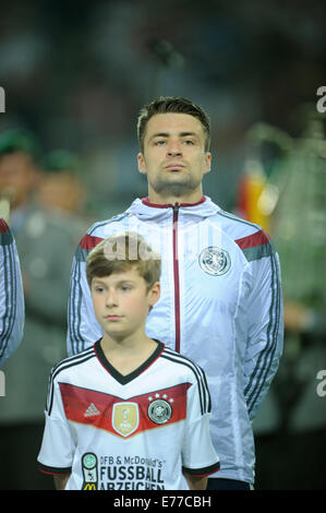 Dortmund, Deutschland. 07. Sep, 2014. Schottlands Russell Martin ist vor der EM-Qualifikationsspiel zwischen Deutschland und Schottland im Signal-Iduna-Stadion in Dortmund, Deutschland, 7. September 2014 abgebildet. Foto: Jonas Guettler/Dpa/Alamy Live News Stockfoto