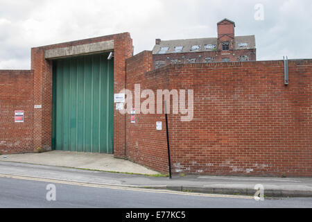 Bau- und Umbauarbeiten an Eagle arbeitet bei wenig Kelham nachhaltige Immobilienentwicklung in Kelham Island Sheffield. Stockfoto