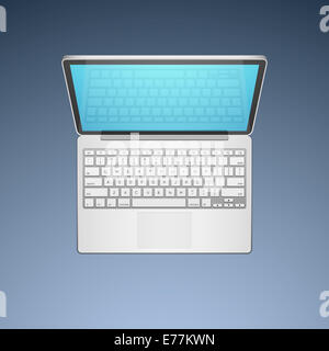 Laptop-Vektor-Illustration Stockfoto