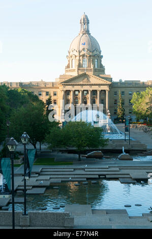 Elk203-5145v Kanada, Alberta, Edmonton, Alberta Legislative Building Stockfoto