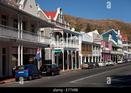 Main Street, Simons Town, Kapstadt, Westkap, Südafrika Stockfoto