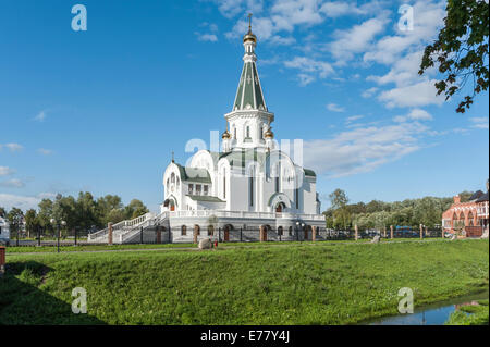 Alexander-Newski-Kirche, Russisch-Orthodoxe, Leningrad Styr, Kaliningrad, Kaliningrad Oblast, Russland Stockfoto