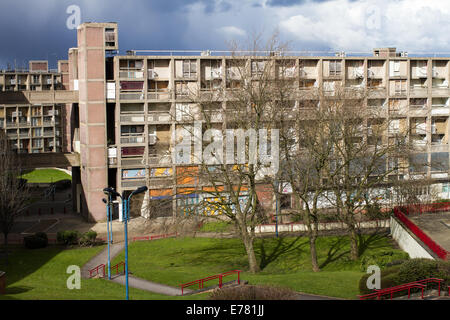 Park-Hill-Wohnungen in Sheffield, South Yorkshire Stockfoto