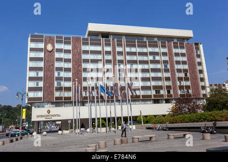 Prag Intercontinental Hotel brutalistische Architektur Prag, Tschechische Republik Stockfoto