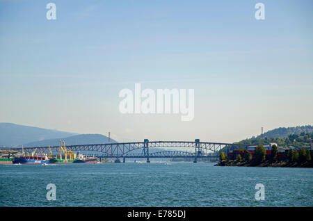 Ironworkers Memorial Second Narrows Brücke, Vancouver Stockfoto