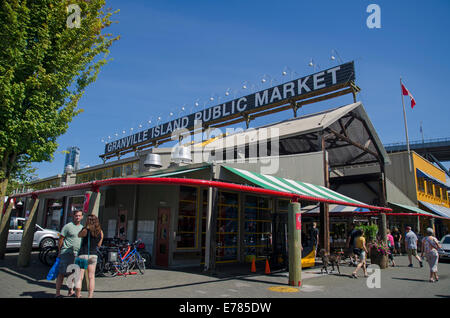 Granville Island Public Market, Vancouver Stockfoto