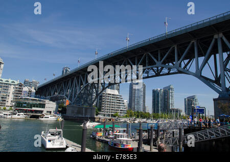 Granville Street Bridge, Vancouver, Kanada Stockfoto