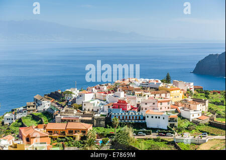 Typisch kanarische Dorf auf der Kap von La Gomera Insel Stockfoto