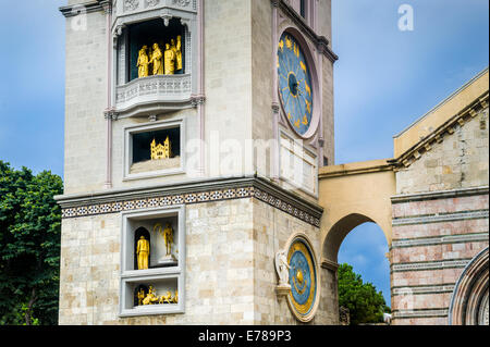 Uhrturm od Messina Dom Stockfoto