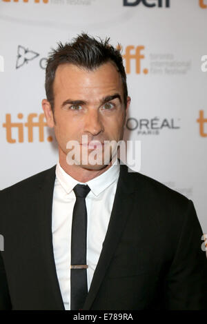 Toronto, Kanada. 08. Sep, 2014. Schauspieler Justin Theroux besucht die Premiere von "Kuchen" während der 39. Toronto International Film Festival (TIFF) in Toronto, Kanada, 8. September 2014. Foto: Hubert Boesl Live News WIRE SERVICE/Dpa/Alamy Stockfoto