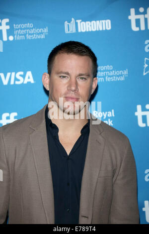 Toronto, Kanada. 08. Sep, 2014. Schauspieler Channing Tatum besucht den Fototermin von "Foxcatcher" während der 39. Toronto International Film Festival (TIFF) in Toronto, Kanada, 8. September 2014. Foto: Hubert Boesl Live News WIRE SERVICE/Dpa/Alamy Stockfoto