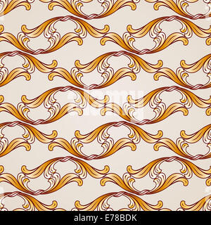 Braun, Beige und gelb diagonal nahtlose Hintergrund Stockfoto