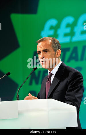 Liverpool, Vereinigtes Königreich. 9. September 2014.  Mark Carney Gouverneur der Bank von England an der TUC Konferenz BT Convention Centre Liverpool Kredit sprechen: Della Batchelor/Alamy Live-Nachrichten Stockfoto