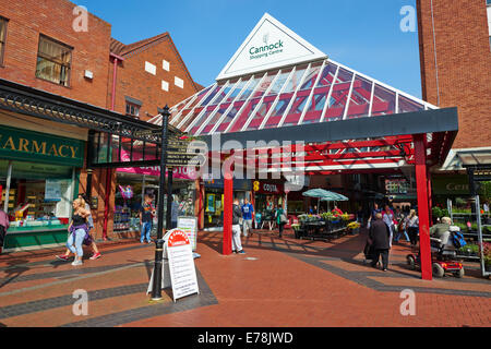 Einkaufszentrum Marktplatz Cannock Staffordshire UK Stockfoto