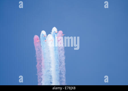 Royal Air Force Red Arrows anzeigen Team Stockfoto