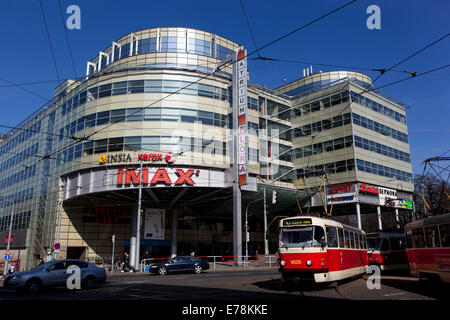 Flora-Einkaufszentrum in Zizkov Prag Tschechische Republik Stockfoto