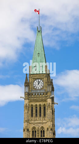 Der Peace Tower - Parliament Hill, Ottawa, Kanada Stockfoto