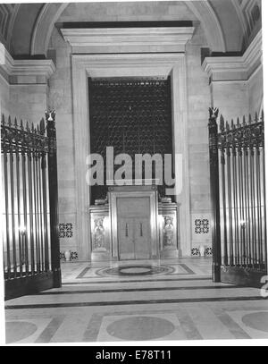 Foto von der National Archives Gebäude Constitution Avenue Foyer, Stockfoto