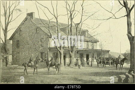 Rose Tree Inn (oder Taverne) Bild von Seite 68 von "Fuchs-Jagd in Delaware County, Pennsylvania: und, Ursprung und Geschichte der Rose Tree Fox Hunting Club" (1901) Stockfoto