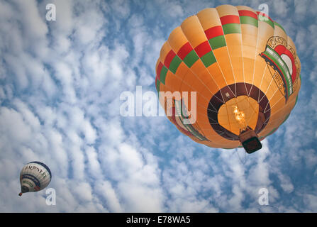 Heißluftballon in Brestek / Tschechien /6.9.2012 Stockfoto