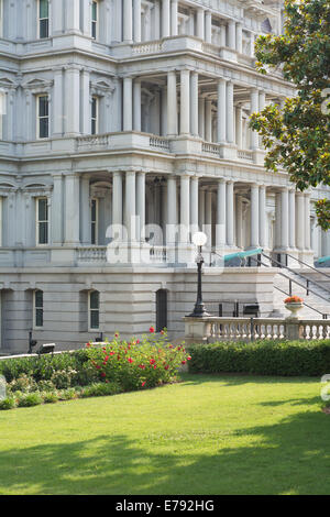 Eisenhower Executive Office Building in Washington mit dem Amt des Vizepräsidenten Stockfoto