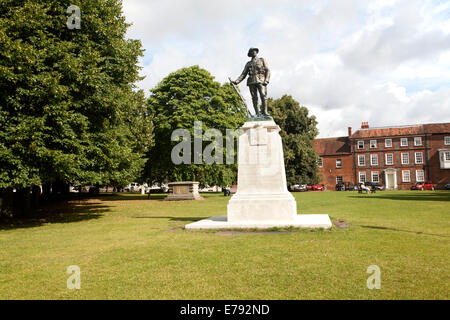 Ersten Weltkrieg-Denkmal auf der Kathedrale von Winchester, Hampshire, England Stockfoto