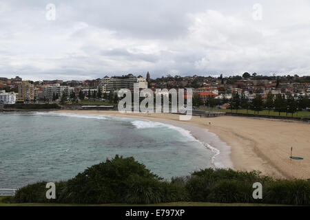 Coogie Beach in den östlichen Vororten Sydneys. Stockfoto