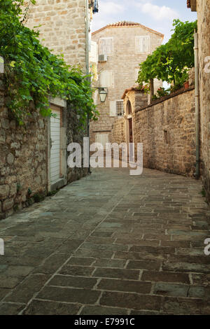 Wie Blick auf schöne europäische Altstadt Fragment Stockfoto