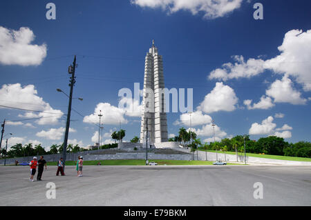 José Martí-Denkmal in Plaza De La Revolución, Havanna Stockfoto