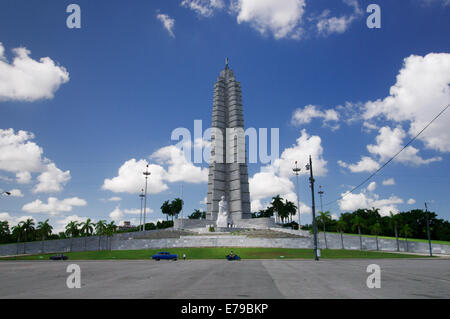 José Martí-Denkmal in Plaza De La Revolución, Havanna Stockfoto