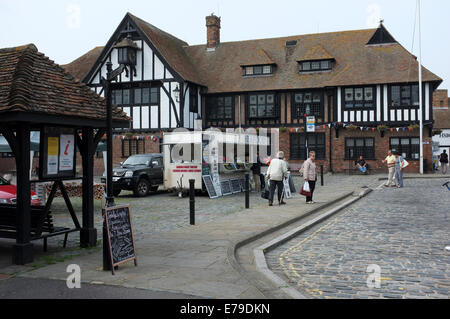 Altstadt von Sandwich in den non-Metropolitan District von Dover innerhalb der Grafschaft Kent uk 2014 Stockfoto