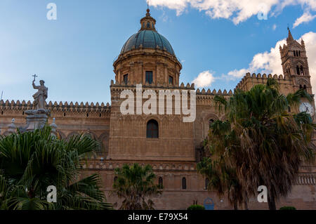 Die Kathedrale von Palermo Stockfoto