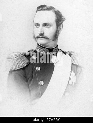 Christian IX (1818-1906), König von Dänemark (1863-1906), Portrait als Kronprinz, ca. 1850 Stockfoto