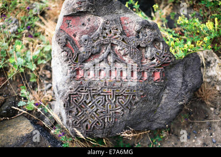 Vahramashen Kirche (auch gemeinhin als Surb Astvatsatsin oder die Kirche Amberd), Provinz Aragatsotn, Armenien Stockfoto