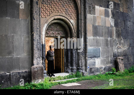 Vahramashen Kirche (auch gemeinhin als Surb Astvatsatsin oder die Kirche Amberd), Provinz Aragatsotn, Armenien Stockfoto