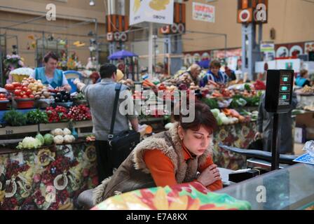 Kiew, Ukraine, Bessarabic Markt Stockfoto