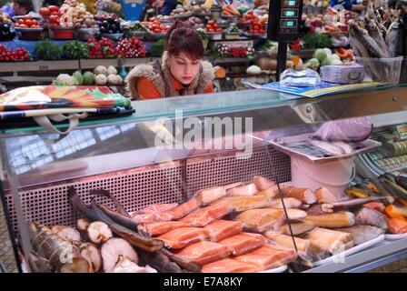 Kiew, Ukraine, Bessarabic Markt Stockfoto