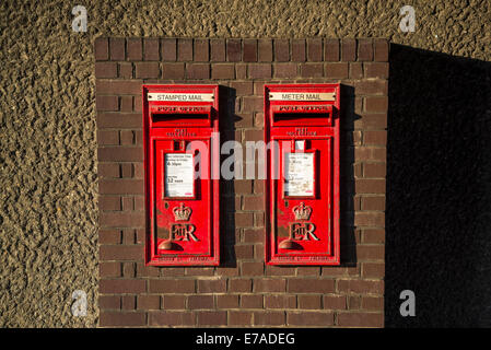 Briefkästen, City of London, UK Stockfoto
