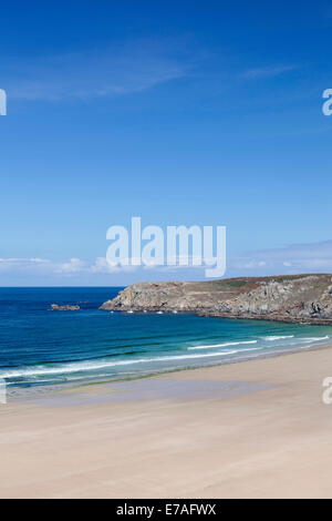 Baie des Trepasses Bucht, Halbinsel Cap Sizun, Département Finistère, Bretagne, Frankreich Stockfoto